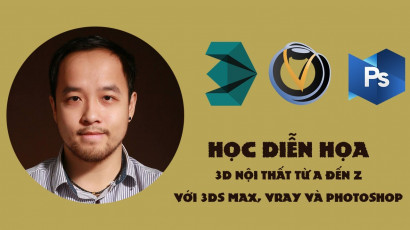 Review khóa học online Học 3ds Max, Vray và Photoshop trên Unica